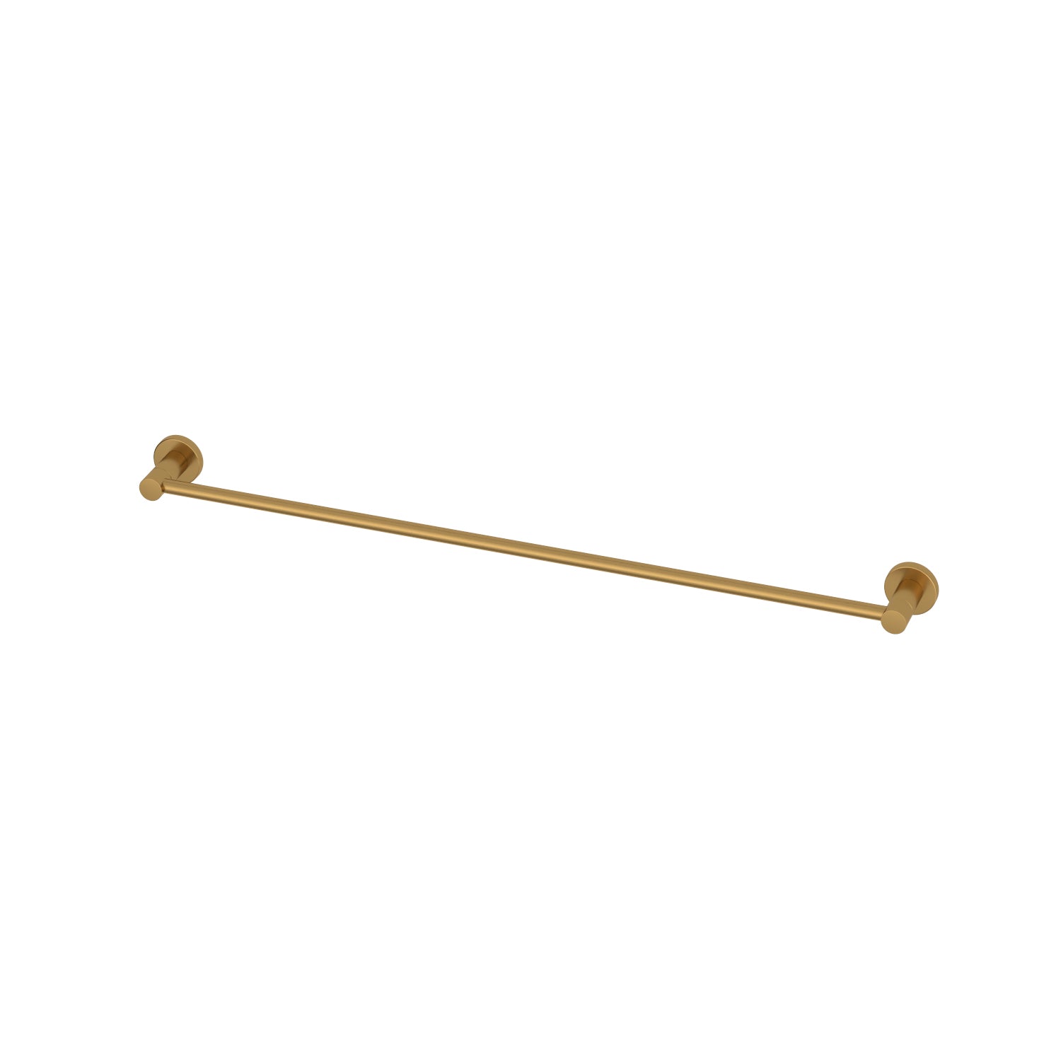 800mm Single Towel Rail Brushed Copper