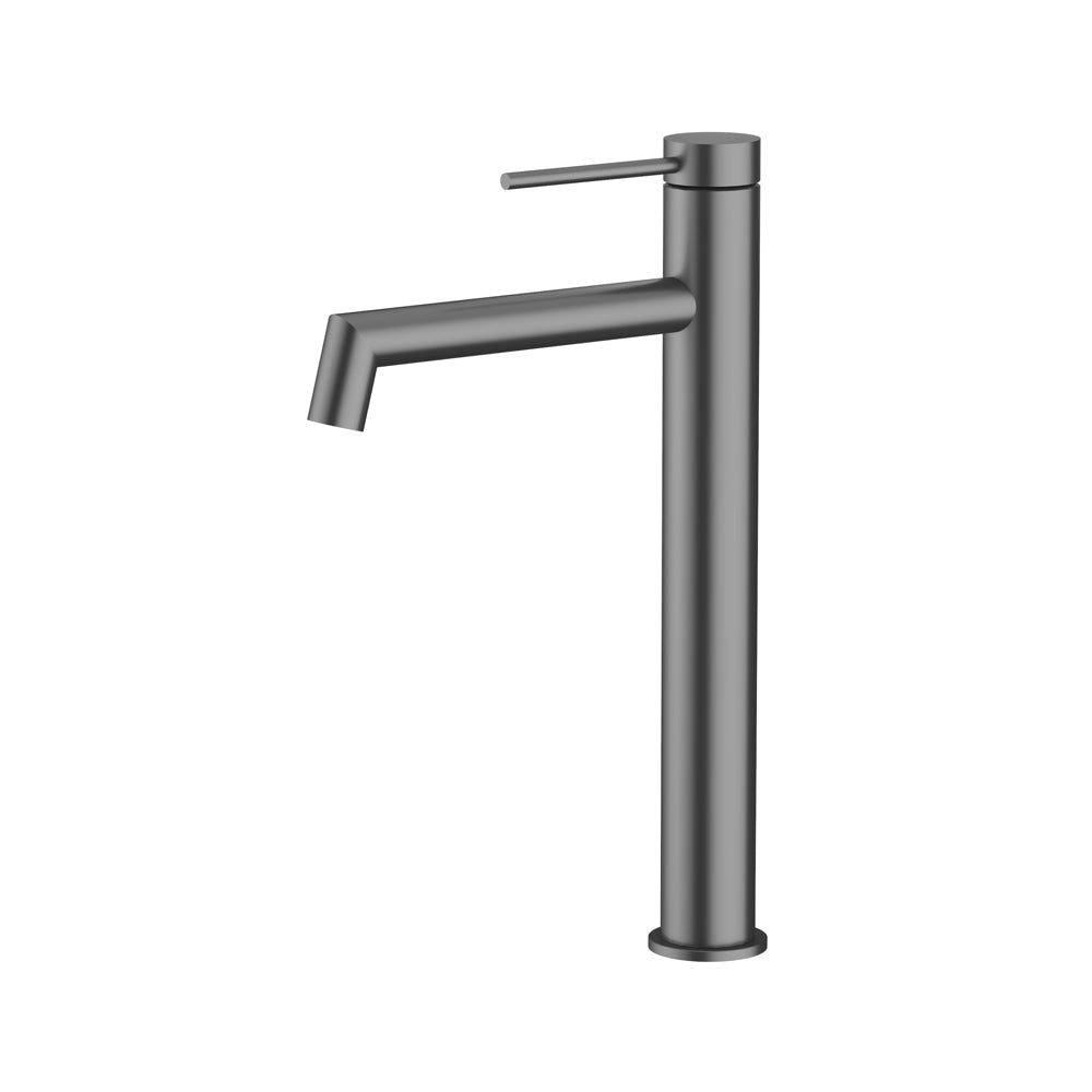 Hi-Rise Right Angle Basin Mixer Gun Metal
