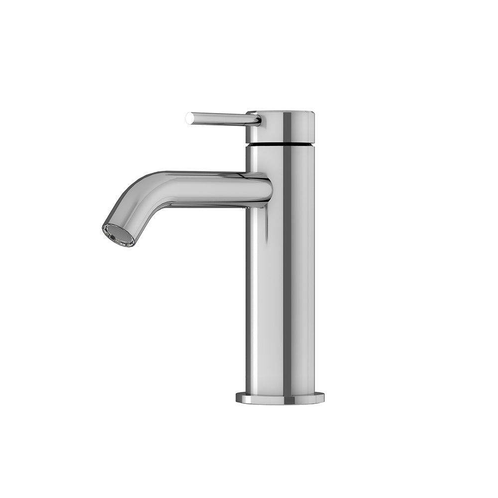 Curved Basin Mixer Chrome