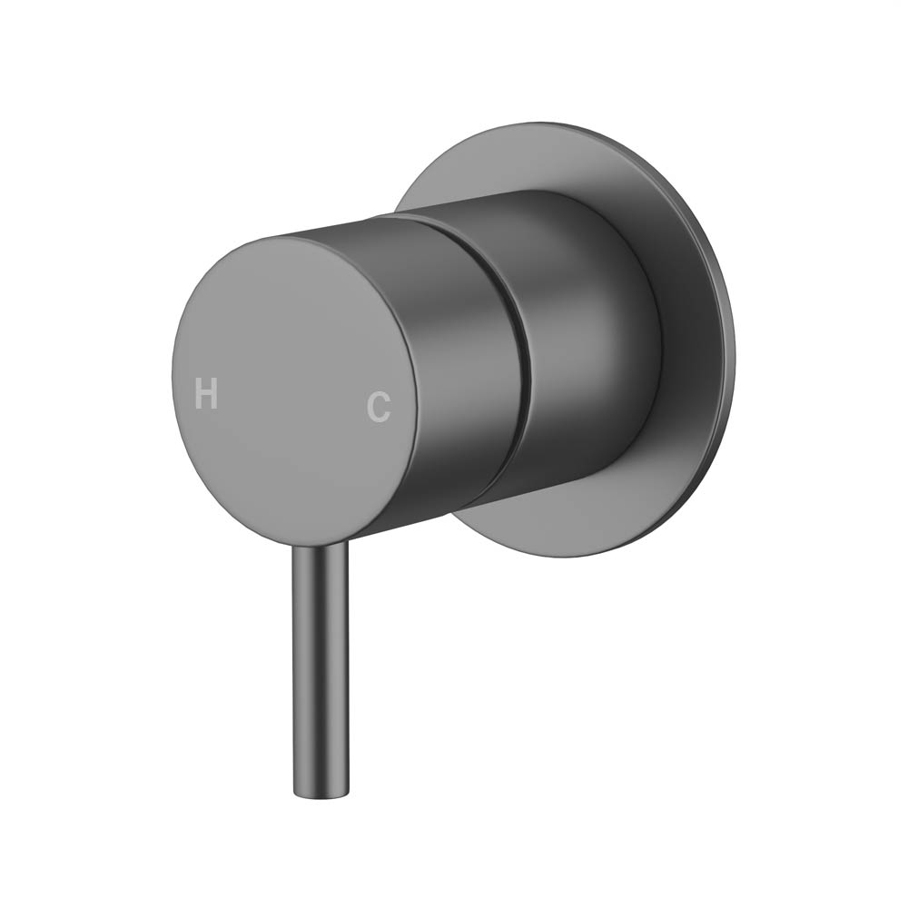 Wall Mixer 60mm Cover Plate Gun Metal