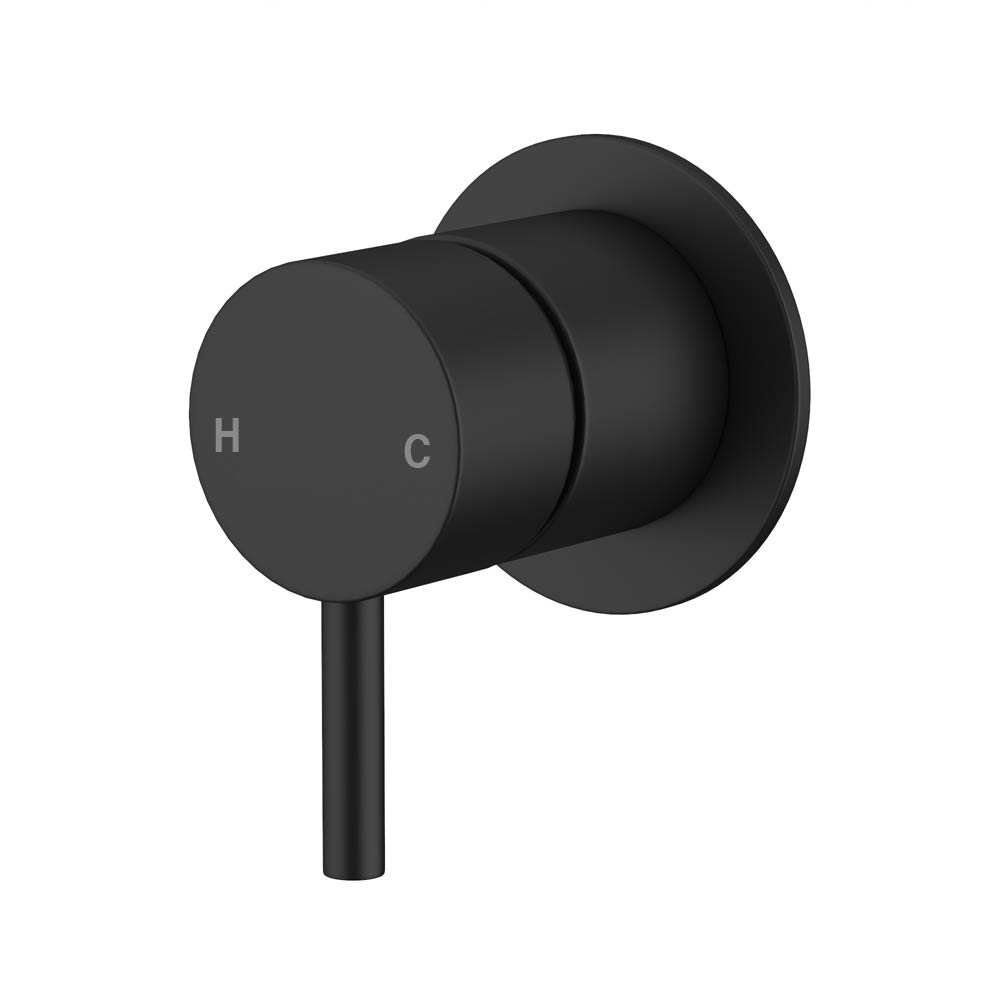 Wall Mixer 60mm Cover Plate Matt Black