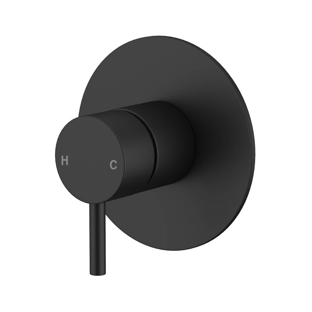 Wall Mixer 110mm Cover Plate Matt Black