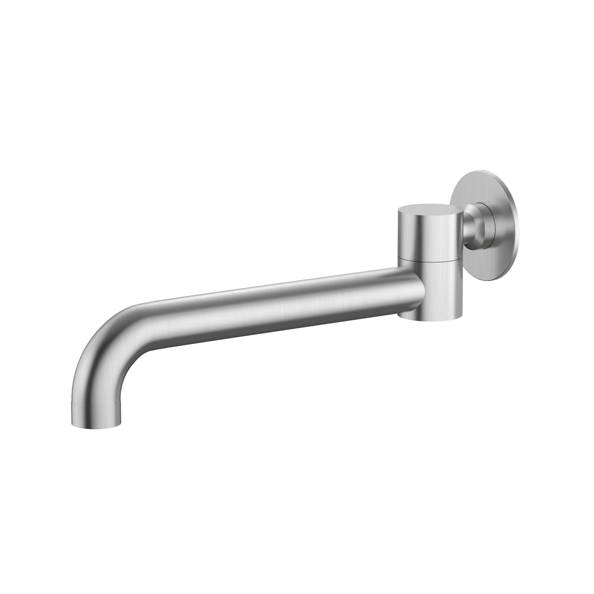 Swivel Bath Spout Brushed Stainless Steel