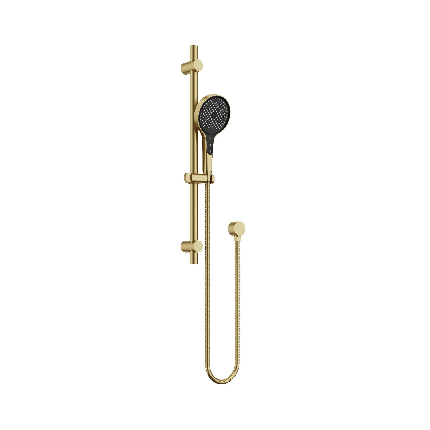Hand Shower On Rail -2 Packs Brushed Gold