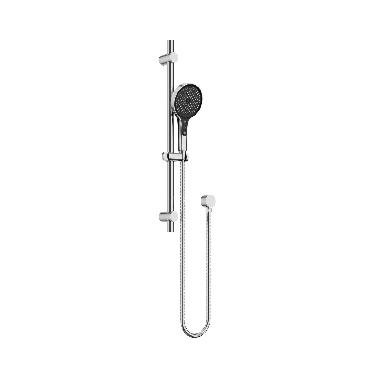 Hand Shower On Rail -2 Packs Chrome