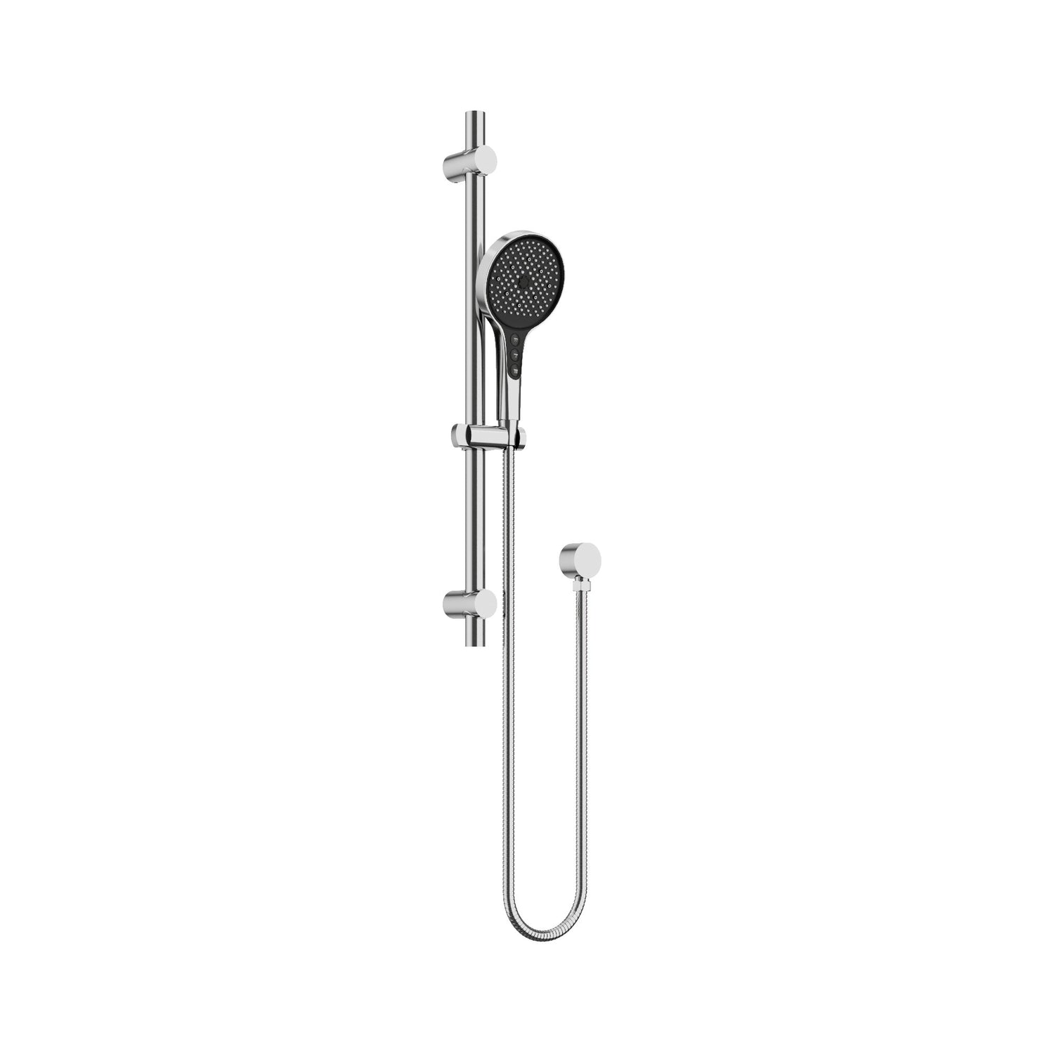 Hand Shower On Rail -2 Packs Chrome