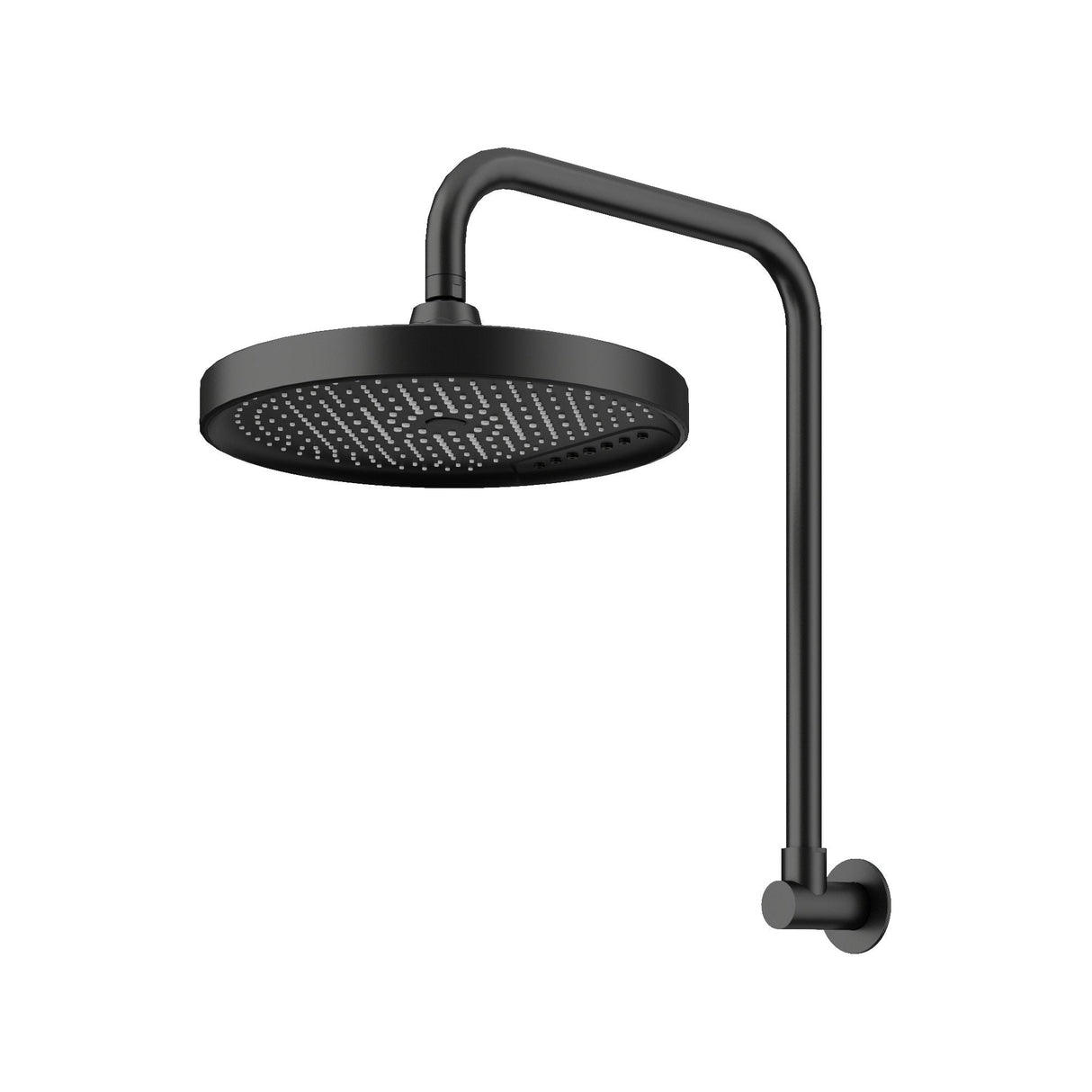 Gooseneck Shower Arm & Head - 2 Pack Matt Black