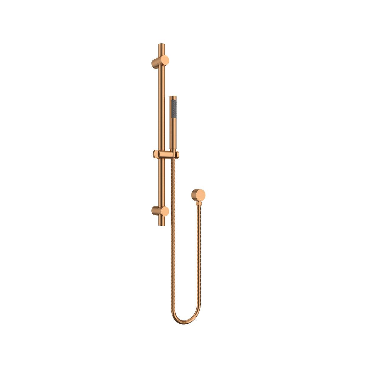 Hand Shower On Rail -2 Packs Brushed Copper