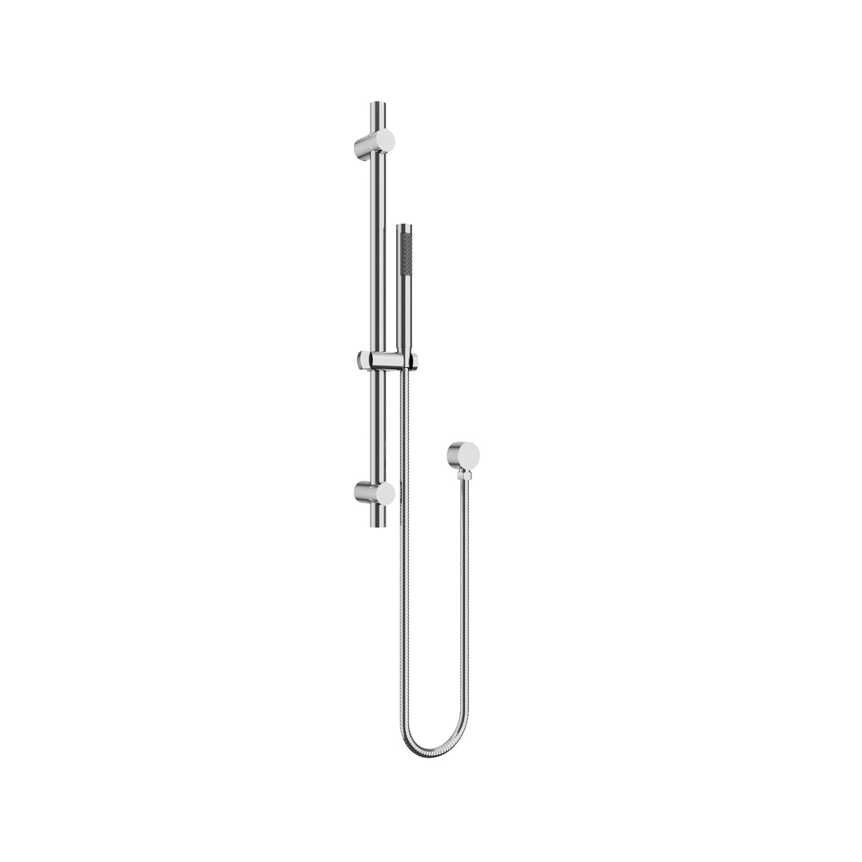 Hand Shower On Rail -2 Packs Chrome