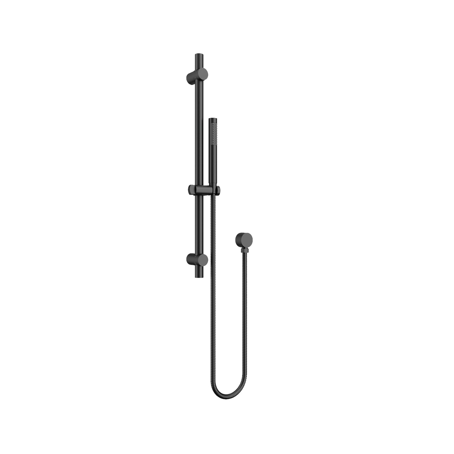 Hand Shower On Rail -2 Packs Matt Black