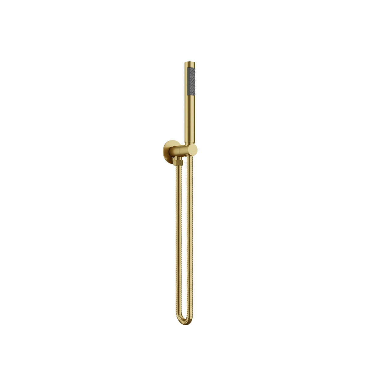 Wall Shower Brancket kits & Hand Shower - 2 Pack Brushed Gold