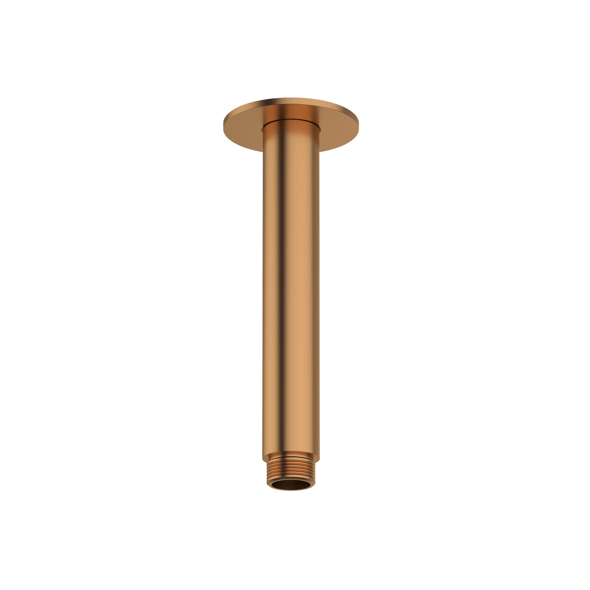 150mm Ceiling Shower Arm Brushed Copper
