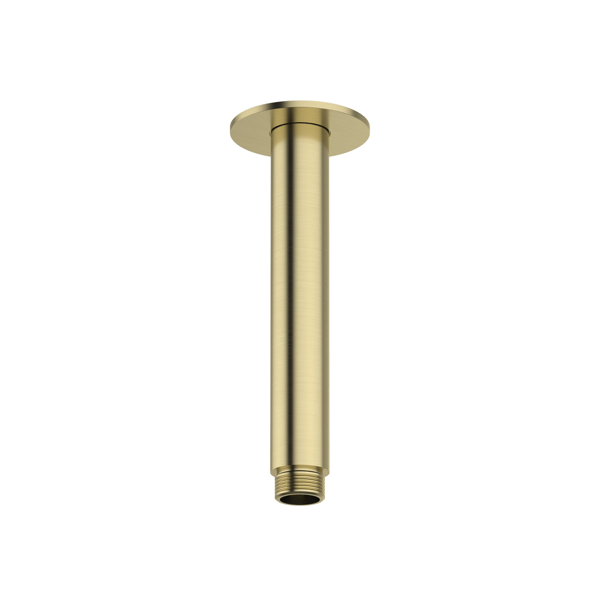 150mm Ceiling Shower Arm Brushed Gold