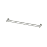 800mm Double Towel Rail Brushed Stainless Steel