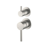 Diverter Mixer Brushed Stainless Steel
