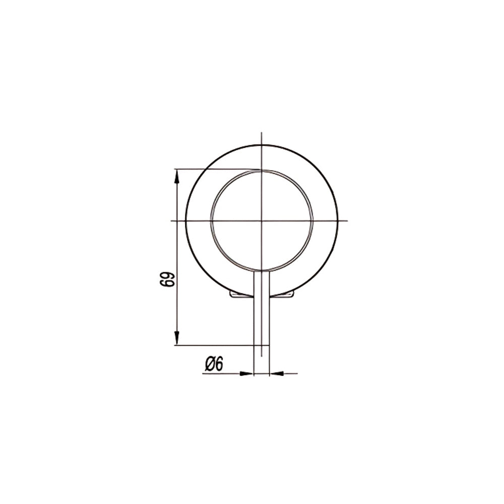 Wall Mixer 110mm Cover Plate Brushed Staineless Steel