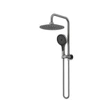 250mm Head & 5F H/S Twin Shower - 3 Packs Gun Metal