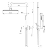 Twin Shower - 3 Packs Brushed Gold