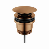 DN32/40 Universal Pop Up Waste  Brushed Copper