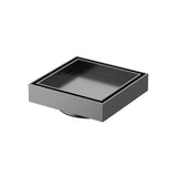 DN100 #316 S/S Tile Insert Grate Gun Metal