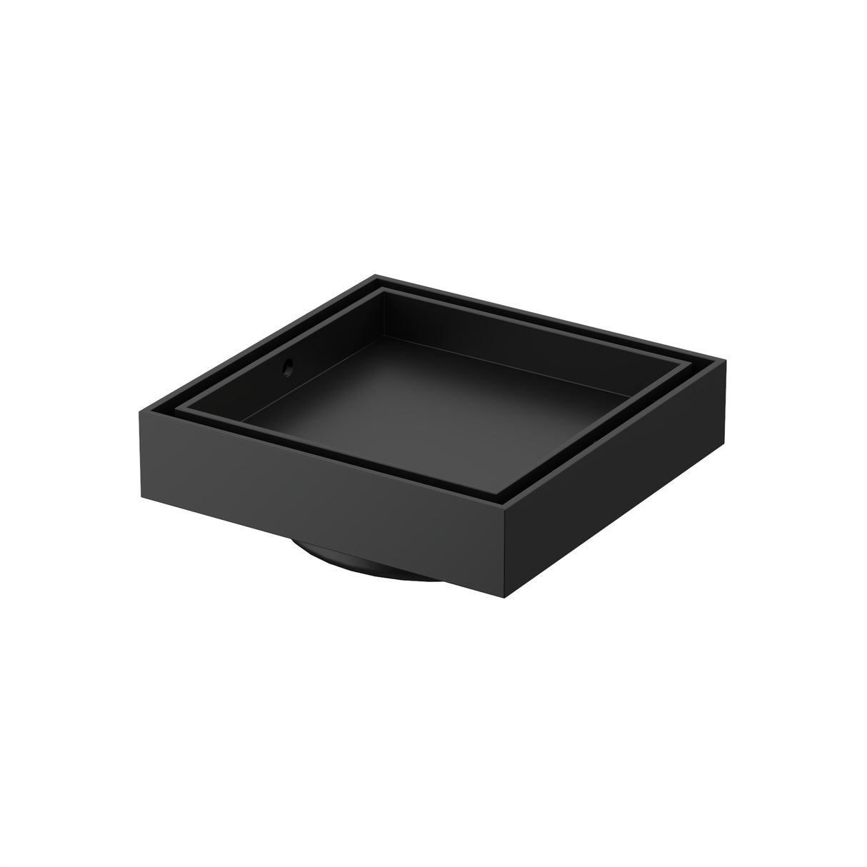 DN100 #316 S/S Tile Insert Grate Matt Black