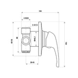 TRADE Shower Mixer Chrome